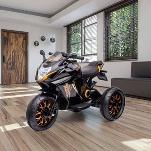 Coche eléctrico para niños de tres ruedas unisex barato al por mayor, motocicleta eléctrica, paseo con batería de <span class=keywords><strong>2</strong></span> a 5 años con música - Product Image 6