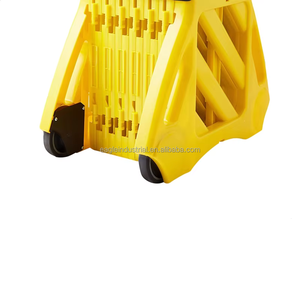 Barriera di sicurezza del dissuasore in plastica espandibile in HDPE portatile e recinzione di controllo del traffico barricata espandibile - Product Image 3