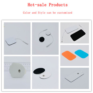 Bantalan elektroda ECG bantalan Gel pijat denyut nadi Digital Stimulator Stimulator pijat <span class=keywords><strong>Tens</strong></span> elektroda Ems tipe persegi - Product Image 4