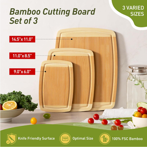<span class=keywords><strong>Planche</strong></span> à découper en bambou, pieds antidérapants sur évier cuisine planches à découper cadeaux anniversaire noël femmes maman grand-mère homme <span class=keywords><strong>papa</strong></span> - Product Image 6