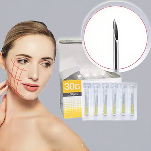 Jeringas Ultrafinas <span class=keywords><strong>de</strong></span> Acero Inoxidable <span class=keywords><strong>para</strong></span> Belleza, <span class=keywords><strong>para</strong></span> Rostro y Párpados, 30G 31G 32G 34G <span class=keywords><strong>4mm</strong></span> 13MM, Tecnología Alemana, <span class=keywords><strong>Mesoterapia</strong></span> Facial - Product Image 3