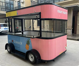 Carrito de helado para perritos calientes probado por la CE, remolque para aperitivos, camión inteligente Tractor personalizado - Product Image 6