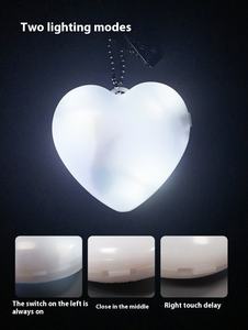 Lámpara de Bolso al por Mayor con Clip para Llavero, Regalos de Navidad, Sensor Táctil en Forma de Corazón, Redondo y Estrella para Mujer, Hogar Inteligente - Product Image 6