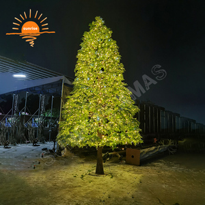 Tốt Nhất Kỳ Nghỉ Ánh Sáng Hiển Thị Nhân Tạo Cây Giáng Sinh Lớn Thương Mại Bên Ngoài Lập Trình Thông Minh Rgbw Ánh Sáng Xmas <span class=keywords><strong>Tree</strong></span> - Product Image 1