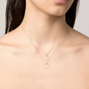 Винтажное минималистское ожерелье из серебра 925