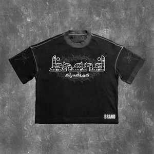 High Quality <b>Men</b> Vintage Washed <b>Silk</b>/Cotton O-Neck Short Sleeve Knitted Oversized Streetwear T-<b>Shirts</b> - Product Image 2