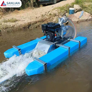 Sanlian Portable 5 pouces flottant bateau minier Siphon Type navire or drague avec moteur pour concentrateur d'or - Product Image 5