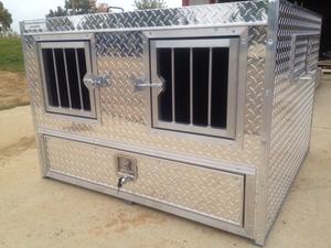 Perrera <span class=keywords><strong>de</strong></span> Metal resistente para <span class=keywords><strong>perros</strong></span> grandes, jaula <span class=keywords><strong>de</strong></span> aluminio para transporte <span class=keywords><strong>de</strong></span> mascotas al aire libre, cría <span class=keywords><strong>de</strong></span> animales, veterinaria - Product Image 5