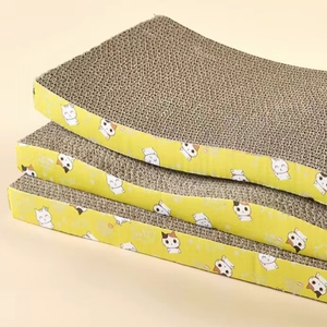 <span class=keywords><strong>Catnip</strong></span> geri dönüşüm oluklu tırmalama Pad ile kedi <span class=keywords><strong>Scratcher</strong></span> karton geri dönüşümlü yedek <span class=keywords><strong>Scratcher</strong></span> ped salonu çekyat - Product Image 4