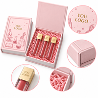 Scatola Regalo Personalizzata OEM ODM a Forma di Libro Rosa con Logo in Lamina d'Oro, Scatola di Carta Rigida con Coperchio a Cerniera, Vendita all'Ingrosso