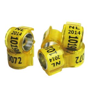 Op maat gemaakte milieuvriendelijke Birdstory merk racing duivenringen speciaal type, gemaakt in <span class=keywords><strong>China</strong></span>, van plastic en aluminium voor vogeltoepassingen - Product Image 2