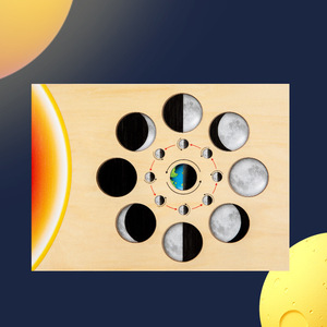 Jeu cognitif Montessori pour enfants, système solaire éducatif, puzzle, 7 continents, jouets en bois assortis pour enfants - Product Image 3