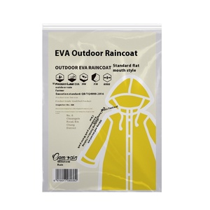 Chubasquero no desechable combinado EVA para hombres y mujeres adultos impermeable portátil grueso para Poncho para viajes al aire libre fábrica al por mayor - Product Image 5