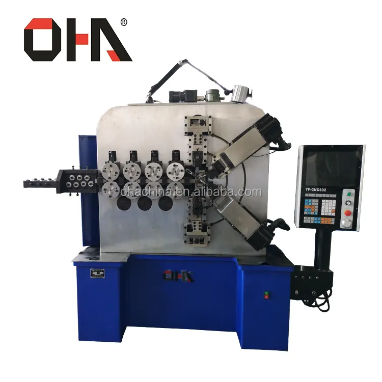 Accurate position hot coil Spring machine with CNC 502 system