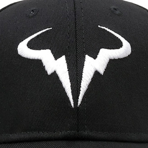 Gorras de Béisbol Oxford Poplin de 6 Paneles, Logotipo Personalizado Bordado con Cuernos de <span class=keywords><strong>Vaca</strong></span>, Gorras Deportivas Unisex Ajustables - Product Image 5