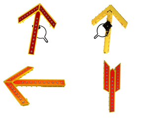 Có thể gập lại Cone mũi tên nhấp nháy ánh sáng nhựa giao thông Xe tải cảnh báo đầu mũi tên dấu hiệu LED - Product Image 5