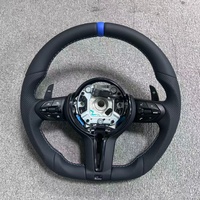 Volant en cuir intégral pour BMW F10 F11 F15 F16 F20 F21 F25 F30 F31 F32 F33 F34 F36 F80 F82 F87 F90 M3 M5 E70 E90 E92