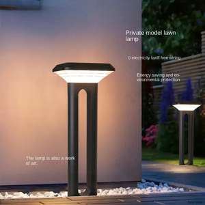 Lámpara Solar LED para Jardín, 40cm/60cm/80cm, IP65, Control Remoto, Decoración Moderna para Hotel, Hogar y Césped - Product Image 3