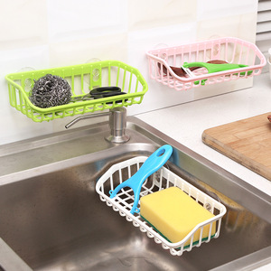 Kitchen Sink Storage Rack Suction Mounted <b>Rectangular</b> 50X30CM Durable Drain <b>Basket</b> For Bathroom Kitchen - Product Image 2