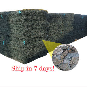 Yüksek kalite 2x1x1m galvanizli <span class=keywords><strong>Gabion</strong></span> sepeti 80x100 Pvc kaplı <span class=keywords><strong>Gabion</strong></span> yatak banka koruma banka istinat duvar - Product Image 4