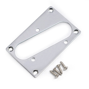 Pastilla de puente estilo TL con marco independiente de <span class=keywords><strong>metal</strong></span> 77x50mm, marco dividido, negro, dorado, plateado, para bajo eléctrico, bobina simple - Product Image 3
