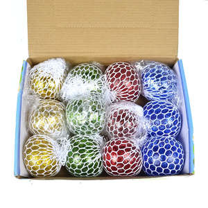 Nuevas bolas blandas LED coloridas bolas de uva antiestrés juguetes sensoriales <span class=keywords><strong>con</strong></span> <span class=keywords><strong>malla</strong></span> cosida exclusiva para aliviar la ansiedad y calmar - Product Image 5