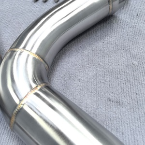 ท่อไอเสียสแตนเลสแบบฟรีโฟลว์สำหรับ Mercedes-Benz W222 AMG S63 4.0T ท่อลงตรง - Product Image 3