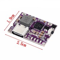 Mini Placa Base para Banco de Energía Tipo-C, Módulo Todo en Uno de Carga/Descarga de 3A, Voltaje Universal, Puede Cargar Teléfonos