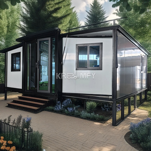 Villa mobile de luxe 2025, 2 à 5 chambres, 20 à 40 pieds, maison préfabriquée portable, petite maison pliable, extensible, panneau sandwich - Product Image 2
