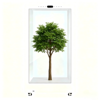 Écran tactile vertical transparent de 49 pouces, 120 Hz, verre trempé ultra-clair avec animation SDK pour magasin de détail et aquarium