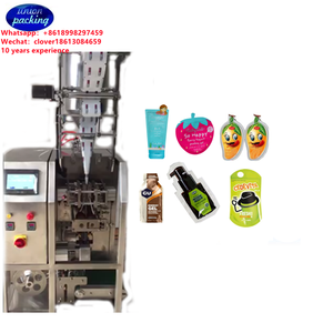 Sac irrégulier de Mylar de nourriture de cercle de forme ronde de bande <span class=keywords><strong>dessin</strong></span>ée avec la machine de conditionnement de fenêtre claire Échantillons cosmétiques empaquetant le sac découpé avec des matrices de taille spéciale imprimée par coutume spéciale irrégulière - Product Image 1