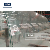 Verre trempé personnalisé de 4mm 5mm 6mm 8mm 10mm 12mm 15mm 19mm Sécurité trempé Construction architecturale Verre de construction industrielle
