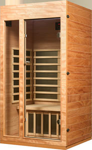 Sauna Infrarroja de Bajo EMF para 3 Personas, Modelo 2026, de Madera Sólida Okoume, para Uso en Villas - Product Image 6