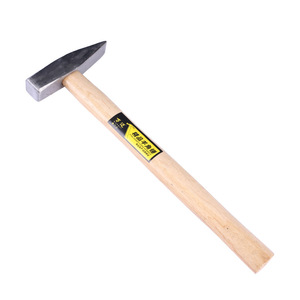 BOYUAN Martillo de Mecánico de Cara Cuadrada de 200g con Mango de Madera de 270mm, Herramienta Manual Industrial Multiusos de Grado DIY OEM - Product Image 1