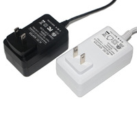 Adaptateur secteur universel 24V pour imprimante, chargeur d'ordinateur portable, adaptateur secteur blanc DC, câble avec prise américaine à deux broches