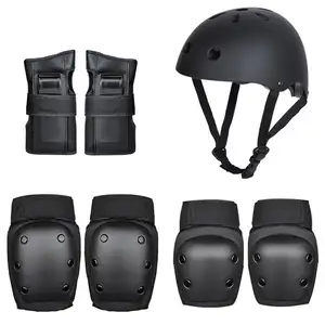 7PCs/6 개/대 어린이 성인 안전 헬멧 사이클링 스케이트 자전거 헬멧 보호 안전 가드 보호 기어 무릎 팔꿈치 패드 세트