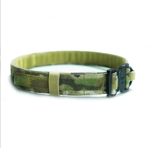 Ceinture tactique multifonctionnelle pour hommes GB00307 en nylon camouflage, pour entraînement en plein air, avec système MOLLE, 2 couches - Product Image 2