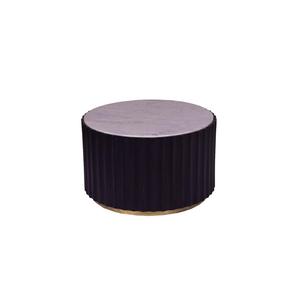 Modern Round Wood <b>Coffee</b> <b>Table</b> With Black <b>Legs</b> Handmade Living Room Furniture Minimalist Design - Product Image 4