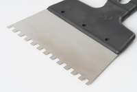 Couteau à plâtre et spatule à mastic pour cloisons sèches à prix abordable avec manche en plastique ABS et lame en acier inoxydable, support OEM