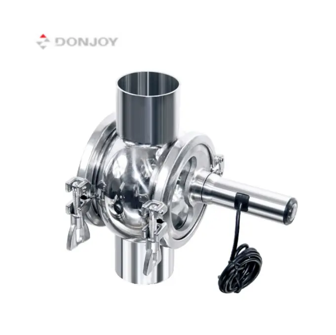 DONJOY stainless steel four-way cross sight glass sight glass tube fitting sanitary sight glass