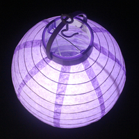Lanterne en papier Led décorative Portable avec lumière