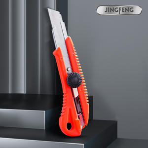 Jingfeng <b>Utility</b> <b>Knife</b> 16cm Orange Aluminum Alloy Craft Paper Cutter For DIY Office Use - Product Image 5