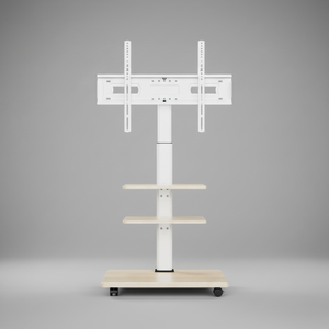 थोक मोवेबल टीवी कला ट्रॉली गाड़ी 360 डिग्री घूर्णन पहियों के साथ - Product Image 1