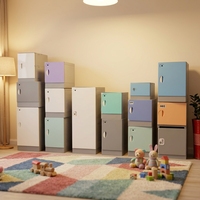 Casier de rangement pour piscine à monnayeur Easy Locker E-380 -IMD en plastique ABS imitation bois, résistant à la rouille et étanche