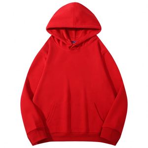 Sweat à capuche ample à col rond et épaules tombantes, imprimé avec logo personnalisé de haute qualité, multicolores, pour hommes et femmes - Product Image 3
