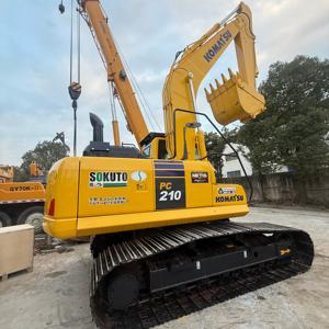 Excavatrice sur chenilles Komatsu PC210LC-8N1 d'occasion bien entretenue, 21 tonnes, avec composants essentiels : moteur, pompe, moteur électrique, boîte de vitesses, engrenages - Product Image 6