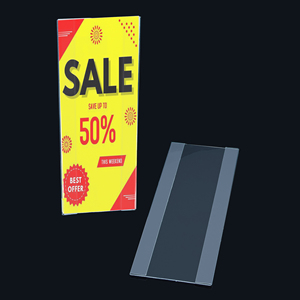 ป้ายอะคริลิคติดชั้นวางสินค้าซุปเปอร์มาร์เก็ต PVC - Product Image 4