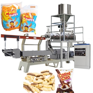 Ligne de production automatique de nourriture soufflée personnalisée - Machines de transformation de nuggets de poulet et de bâtonnets de maïs - Product Image 2