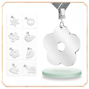 Pendentifs et lourdes de <span class=keywords><strong>nappe</strong></span> en acier inoxydable en forme de feuille, fleur, étoile, flèche, baleine, tortue, papillon pour la vente en gros - Product Image 3