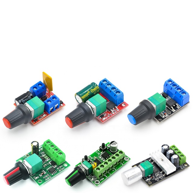 DC 1.8V-35V 2A 3A 5A 10A 30W 80W 90W PWM Motor Speed Controller Low Voltage Motor Speed Controller PWM Adjustable Drive Module